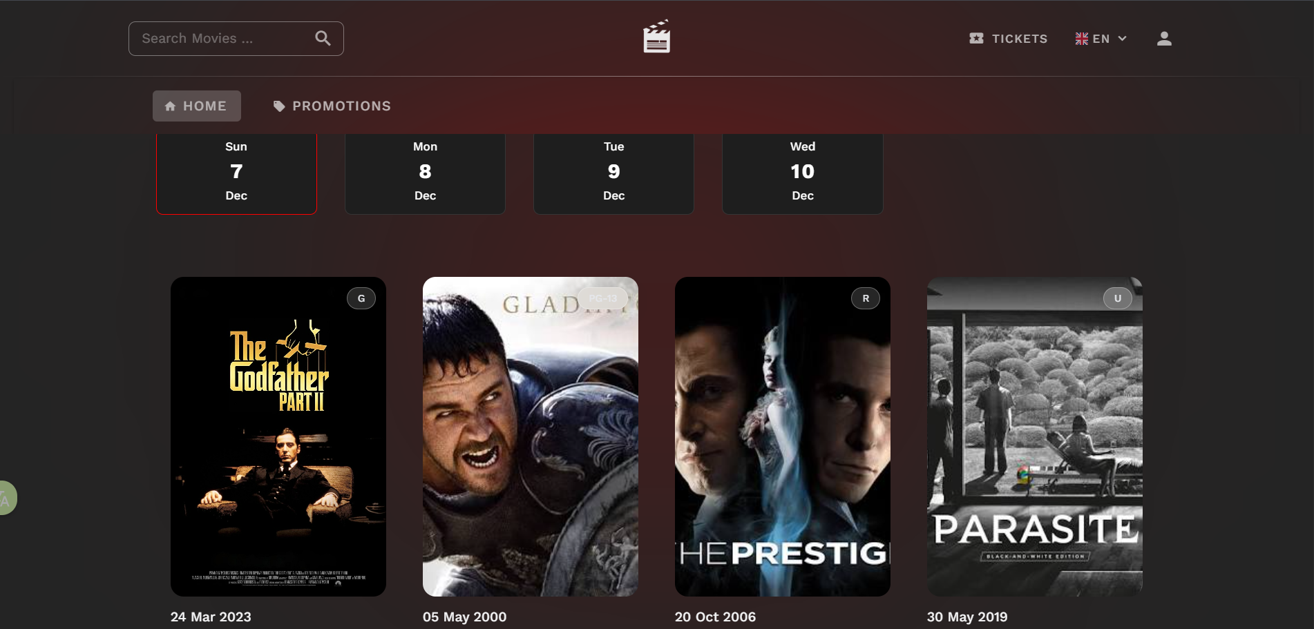 Cinema Booking System